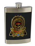 C Co 8 oz. Stainless Steel Flask with screw on lid.