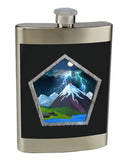 HHC 8 oz. Stainless Steel Flask with screw on lid.