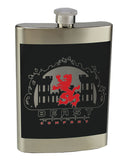 8 oz. Stainless Steel Flask with screw on lid.