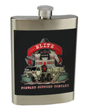 8 oz. Stainless Steel Flask with screw on lid.