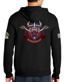 Barbarian Full Zipper Hoodie Sweatshirt. This sweatshirt is NOT approved for PT.