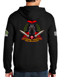 Medics Full Zipper Hoodie Sweatshirt. This sweatshirt is NOT approved for PT.