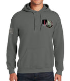 Grey Hoodie Sweatshirt. This sweatshirt is NOT approved for PT.