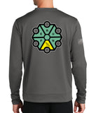 Grey Polyester Crewneck Unisex Sweatshirt. This shirt IS approved for PT.