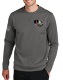 Grey Polyester Crewneck Unisex Sweatshirt. This shirt IS approved for PT.