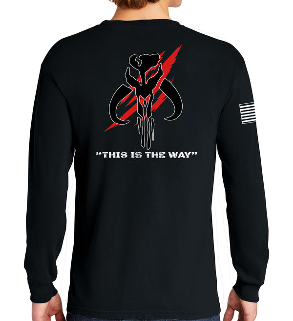 B Battery Long Sleeve 50-50 Blend Unisex Shirt. This shirt IS approved for PT