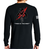 B Battery Long Sleeve 50-50 Blend Unisex Shirt. This shirt IS approved for PT