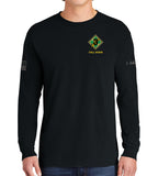 Battle Long Sleeve 50-50 Blend Unisex Shirt. This shirt IS approved for PT