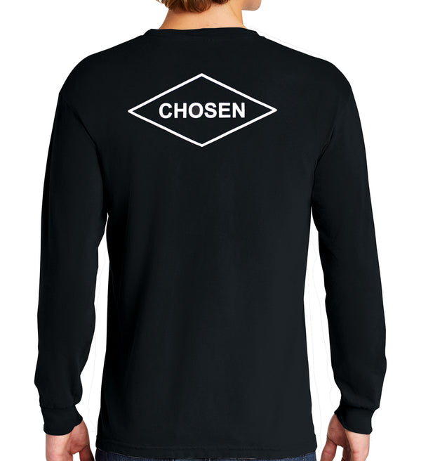 Chosen Lethal Gear Long Sleeve 50-50 Blend Unisex Shirt. This shirt IS approved for PT