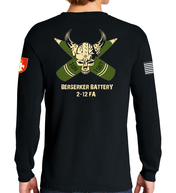 Berserker Long Sleeve 50-50 Blend Unisex Shirt. This shirt IS approved for PT