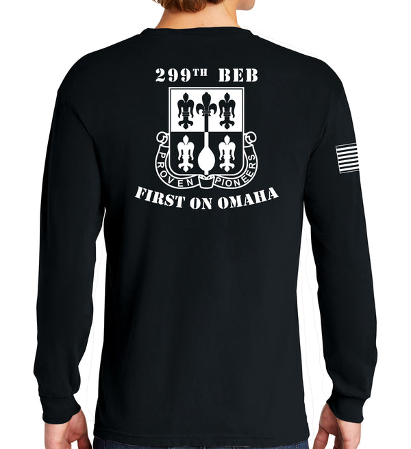 Long Sleeve 50-50 Blend (White Design) Unisex Shirt. This shirt IS approved for PT