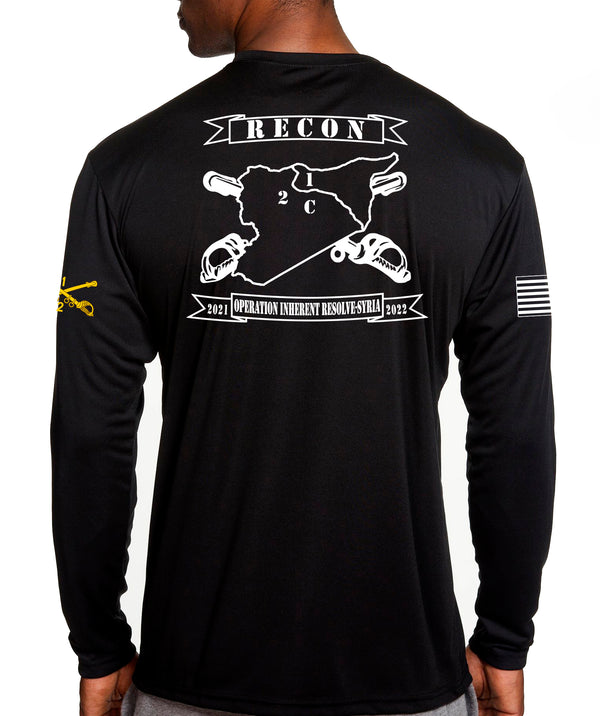 Comanche Long Sleeve Performance PT Shirt. This shirt is NOT approved for PT.