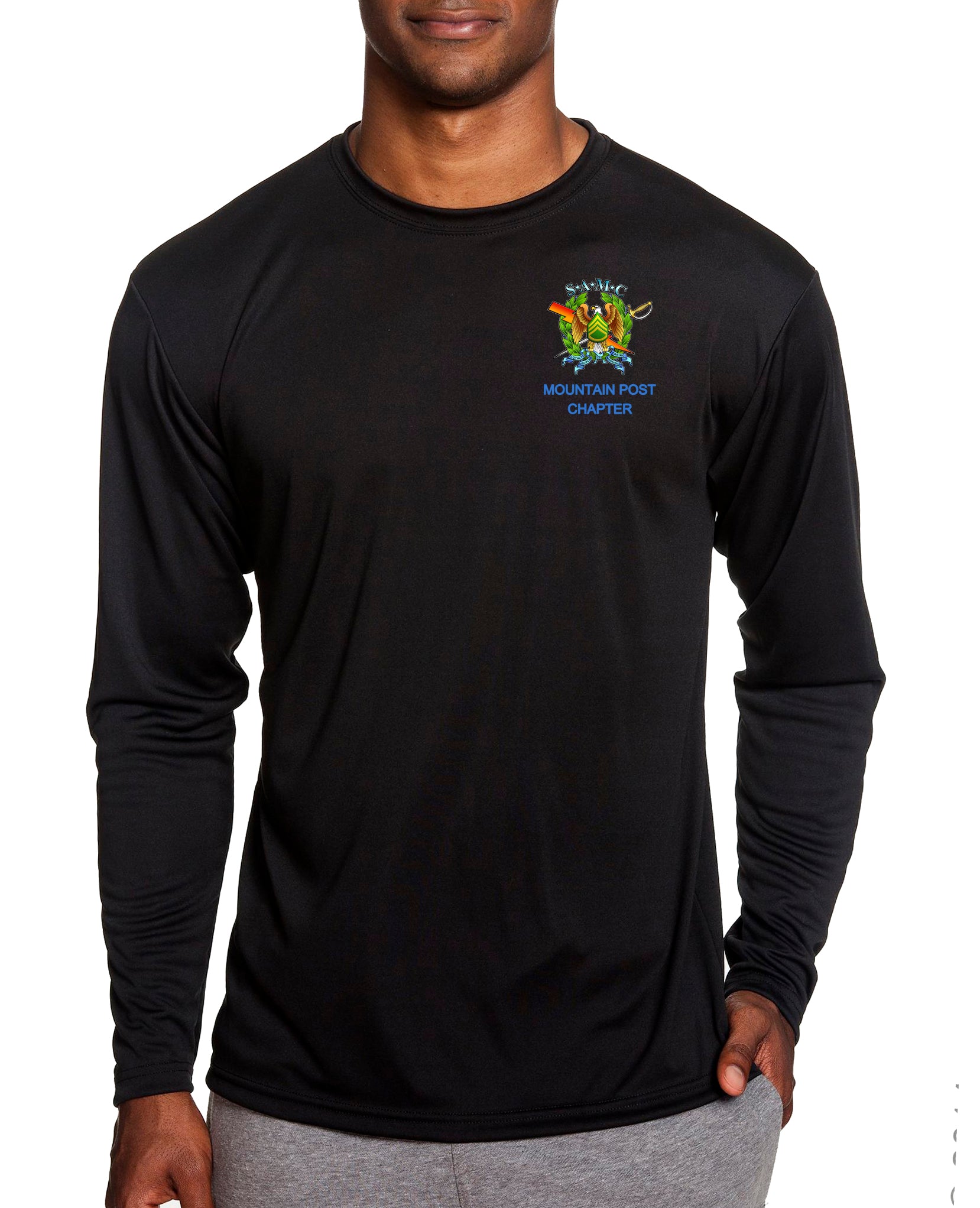 SAMC Color Design Long Sleeve Performance Shirt. This shirt is NOT app ...