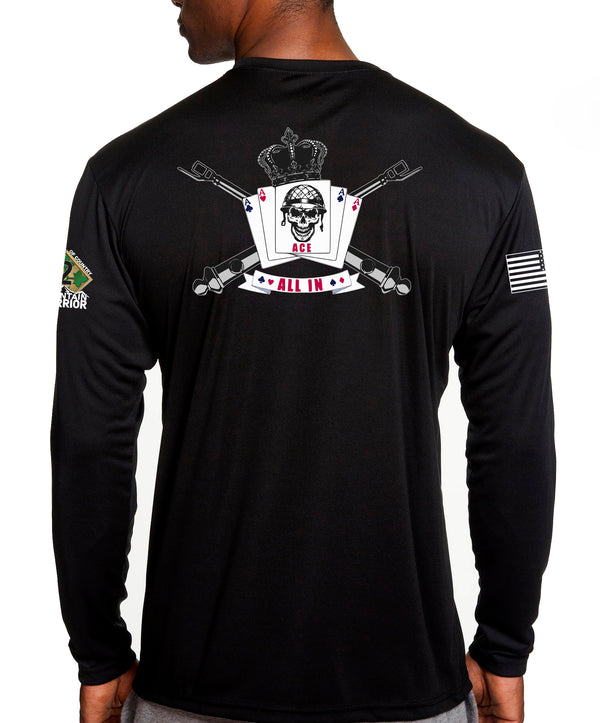 Alpha Battery Long Sleeve Performance PT Shirt. This shirt IS approved for PT.