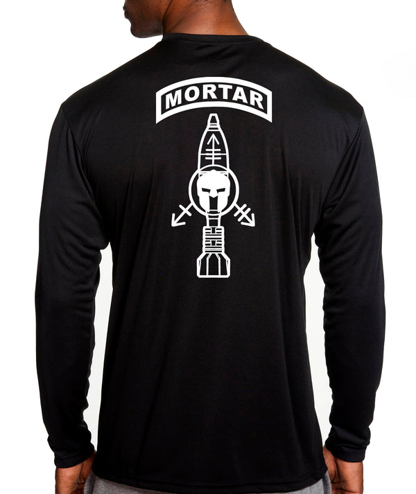 Mortar Lethal Gear Long Sleeve Performance Unisex Shirt. This shirt IS approved for PT