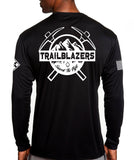 Trailblazers Long Sleeve Performance Unisex Shirt. This shirt IS approved for PT