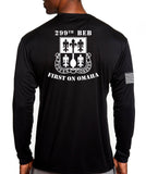 Long Sleeve Performance PT Shirt (White Design). This shirt IS approved for PT.