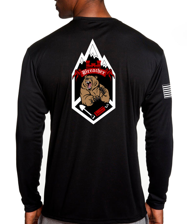 Long Sleeve Performance PT Shirt. This shirt IS approved for PT.