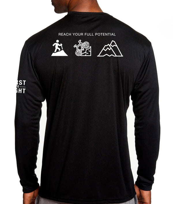 Adventure Unisex Performance PT Long Sleeve Shirt. This shirt is NOT approved for PT.