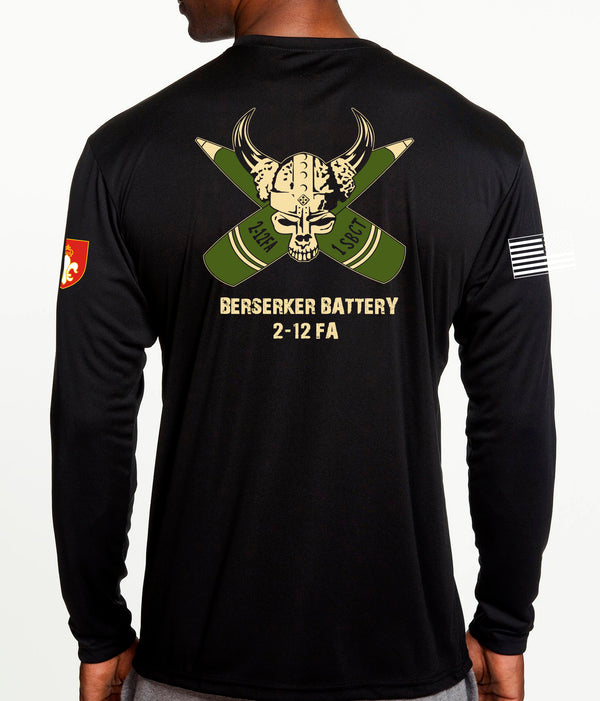 Berserker Long Sleeve Performance PT Shirt. This shirt IS approved for PT.