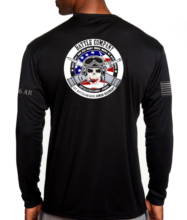 Battle Long Sleeve Performance PT Shirt. This shirt IS approved for PT.