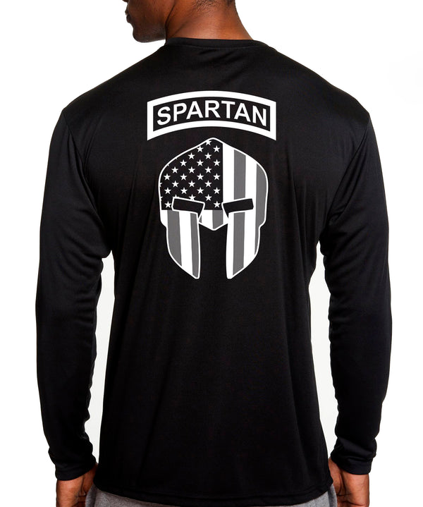 Spartan Lethal Gear Long Sleeve Performance Unisex Shirt. This shirt IS approved for PT