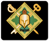 Spartans Rectangle Mouse Pad, 7.75” x 9.25”.