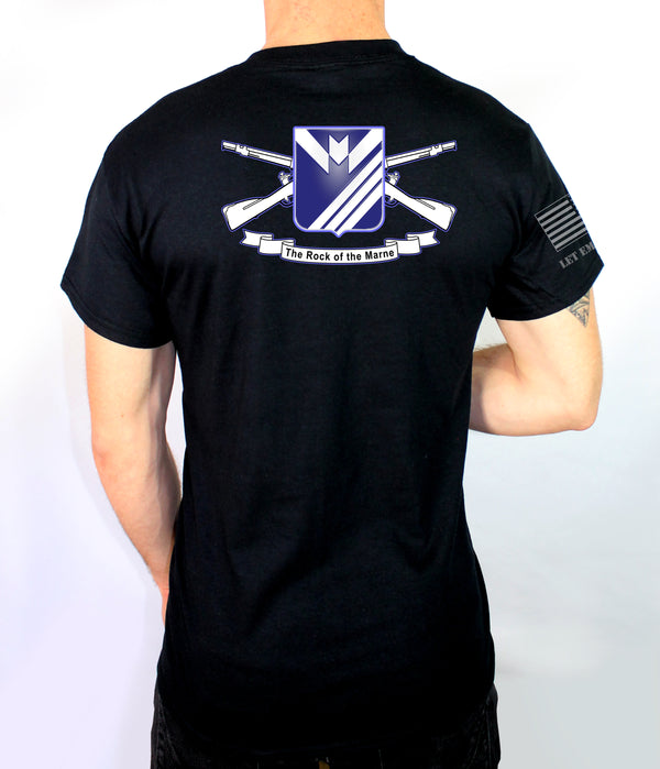 50-50 Blend Black Unisex PT Short Sleeve Shirt. Approved for PT