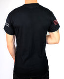 50-50 Blend Black Unisex PT Short Sleeve Shirt. Approved for PT