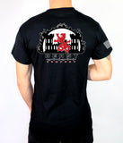 50-50 Blend Black Unisex PT Short Sleeve Shirt. Approved for PT