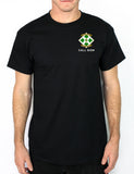 50-50 Blend Black Unisex PT Short Sleeve Shirt. Approved for PT