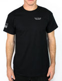 HHC 50-50 Blend Black Unisex PT Short Sleeve Shirt. Approved for PT