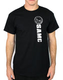 SAMC 50-50 Blend Black Unisex PT Short Sleeve Shirt. Approved for PT