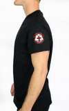 50-50 Blend Black Unisex PT Short Sleeve Shirt. Approved for PT