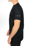 Ares 50-50 Blend Black Unisex PT Short Sleeve Shirt. Approved for PT