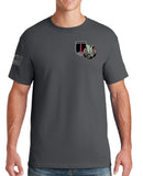 50-50 Blend Grey Unisex PT Short Sleeve Shirt. Approved for PT