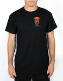 Black 50-50 Blend Unisex PT Short Sleeve Shirt