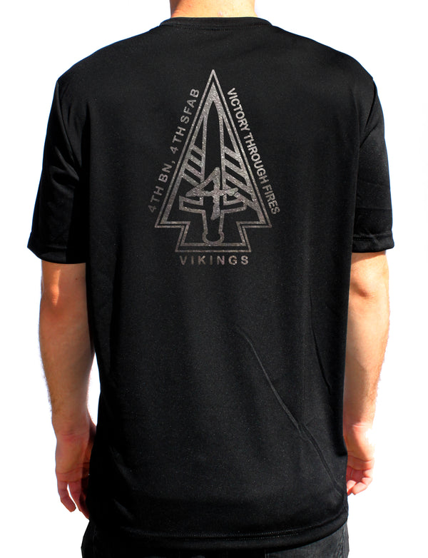 Black on Black Short Sleeve Performance Unisex Shirt. This shirt IS approved for PT