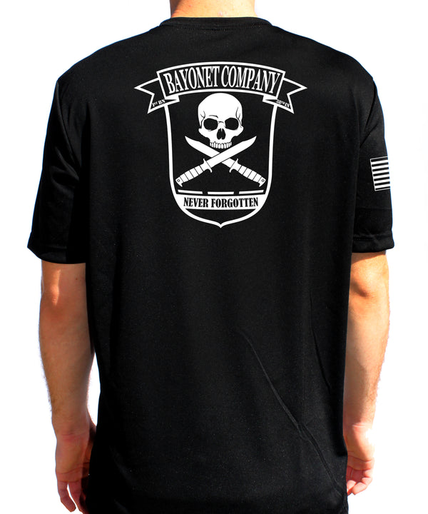 Bayonet Co Athletic Black T-Shirt. This shirt IS approved for PT