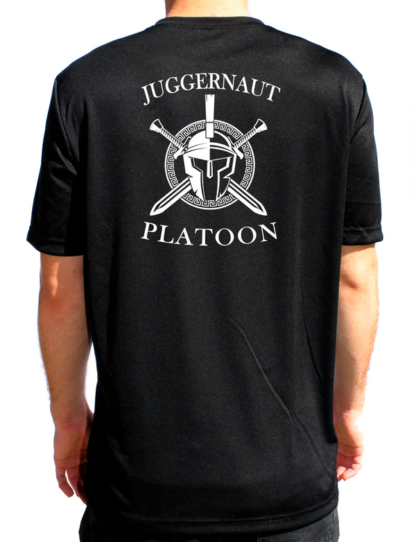 Juggernaut Lethal Gear Black Athletic T-Shirt. This shirt IS approved for PT