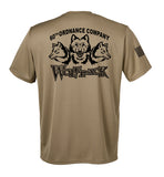 Performance Coyote Tan Closed Mesh Unisex Shirt. This shirt is NOT approved for PT