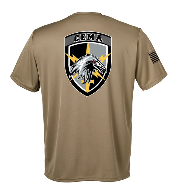 Performance Coyote Tan Closed Mesh Unisex Shirt. This shirt is NOT approved for PT