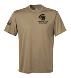 Bangarang Performance Coyote Tan Closed Mesh Unisex Shirt. This shirt is NOT approved for PT