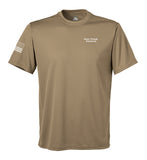 HHC Performance Coyote Tan Closed Mesh Unisex Shirt. This shirt is NOT approved for PT