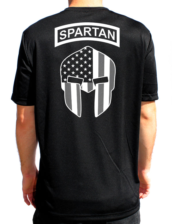 Spartan Lethal Gear Black Athletic T-Shirt. This shirt IS approved for PT