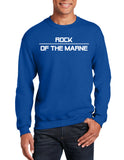 Rock of The Marne - (Color Design on Back) Crewneck Unisex Sweatshirt. Comes in Multiple Colors