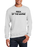 Rock of The Marne - (White Design on Back) Crewneck Unisex Sweatshirt. Comes in Multiple Colors