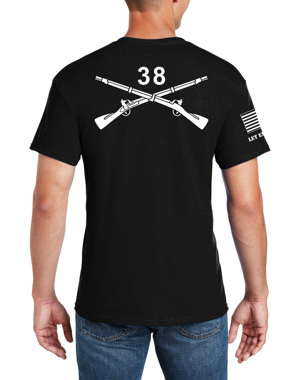 Color Front Crest Unisex Short Sleeve Shirt. Comes in Multiple Colors. Not Approved for PT