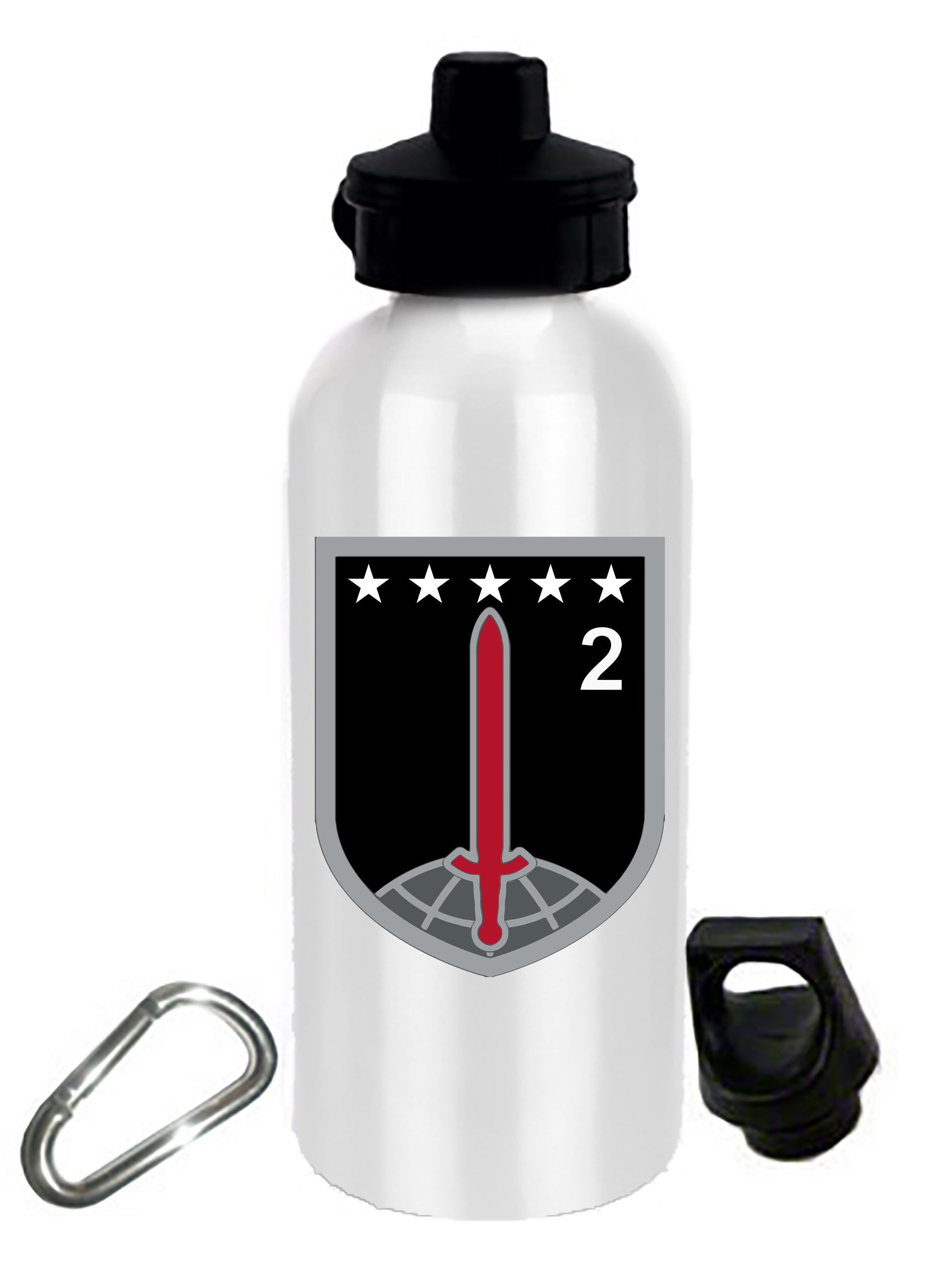  qbottle Insulated Water Bottles with Carabiner Lid