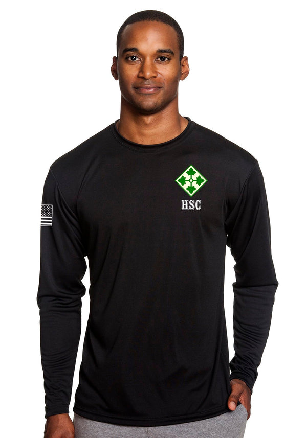 HSC Performance Unisex Black Long Sleeve PT Shirt